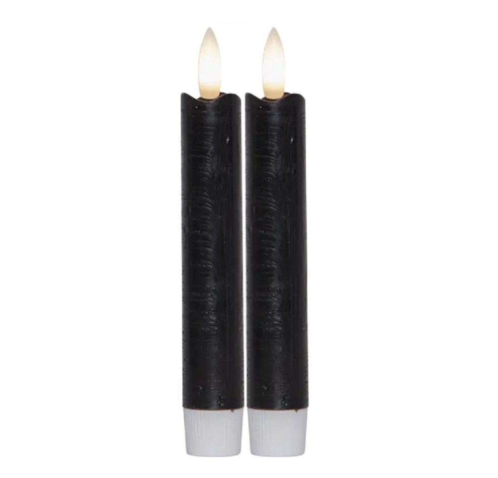 STAR LED-Kerze 062-96 LED Stabkerze schwarz kurz 2er flackernd 15x2,1cm Timer Batt. STAR LED-Kerze 062-96 LED Stabkerze schwarz kurz 2er flackernd 15x2,1cm Timer Batt. von STAR
