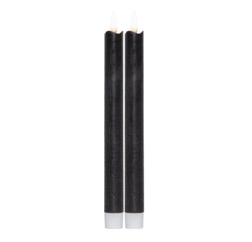 STAR LED-Kerze 062-97 LED Stabkerze schwarz lang 2er flackernd 24x2,1cm Timer Batt. STAR LED-Kerze 062-97 LED Stabkerze schwarz lang 2er flackernd 24x2,1cm Timer Batt. von STAR