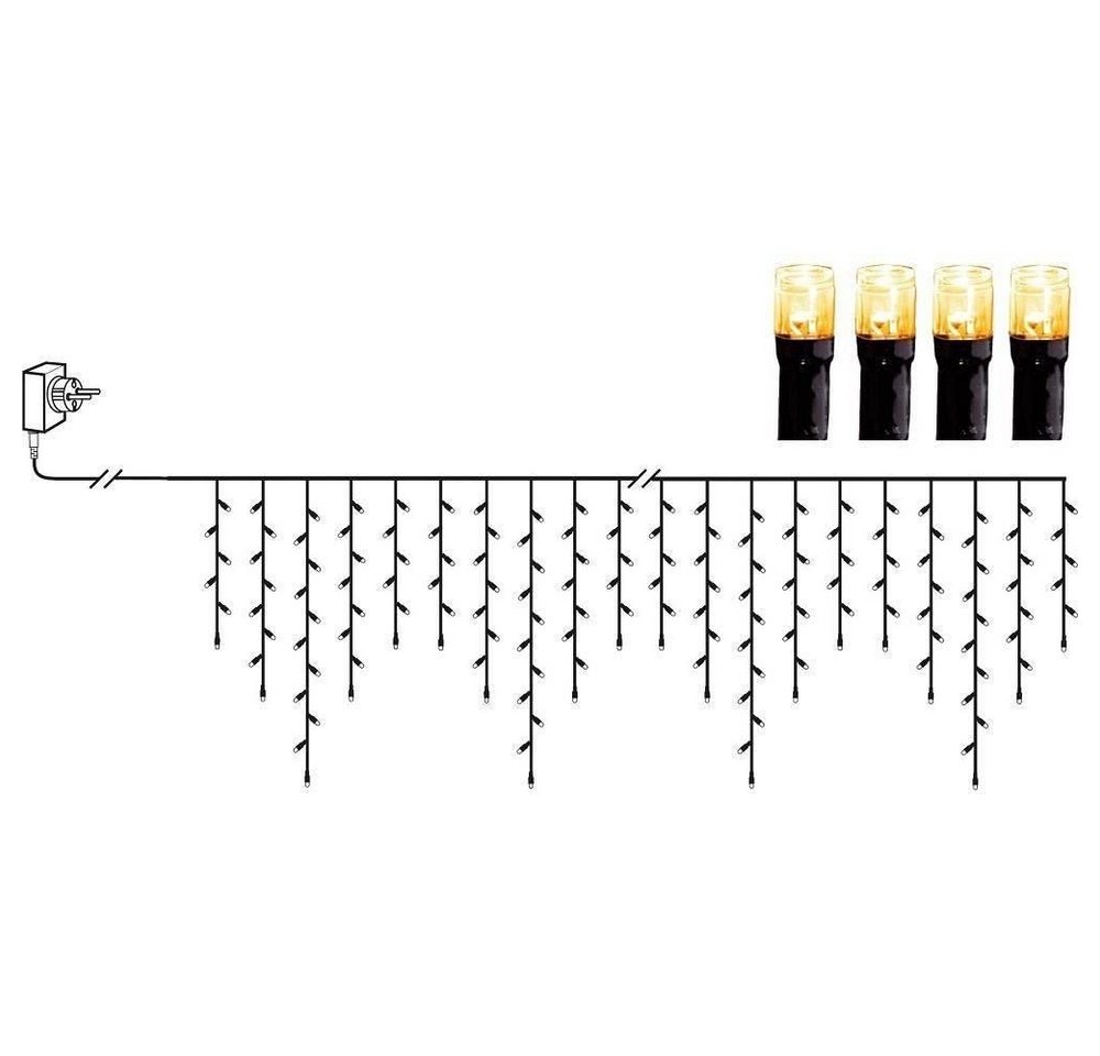 STAR LED-Lichterkette LED Eisregen Lichterkette 480er golden warmweiß 1 von STAR