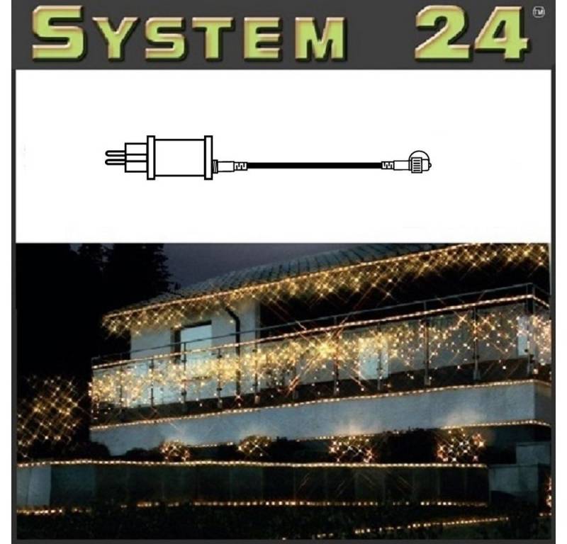 STAR LED-Lichterkette System 24 LED Trafo 9,6 VA - Start Max. 700 Dioden 490-71-1 außen von STAR