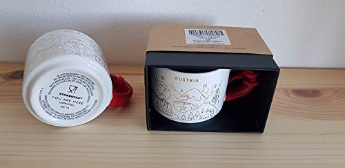 STARBUCKS Austria Christmas Edition Collection Demi Mug Espresso Coffee Cup Tasse NEU in OVP Box Österreich 89 ml Ceramic von STARBUCKS