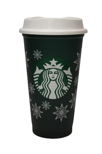 STARBUCKS Travel Winter Star Edition Tumbler Grande Medium Grün Farbwechsel 16oz/473ml wiederverwendbar von STARBUCKS