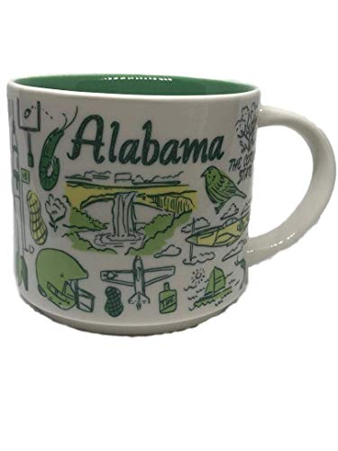 Starbucks 2018 Alabama Been There Series Across The Globe Collection Keramik-Kaffeetasse von STARBUCKS