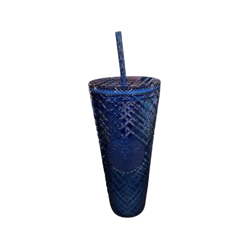 Starbucks 2022 Holiday Jewel Venti Becher mit Strohhalm, 680 ml, Blau von STARBUCKS