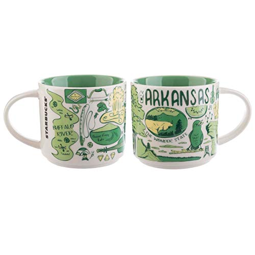 Starbucks ARKANSAS Been There Serie Across The Globe Collection Keramik-Kaffeetasse von STARBUCKS