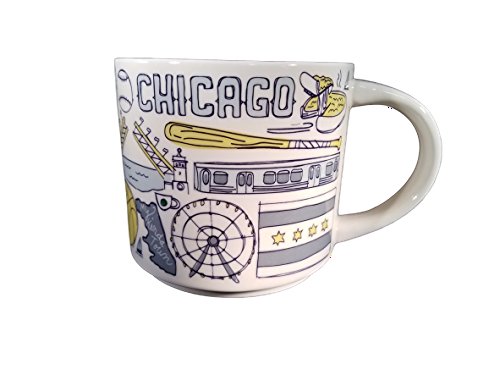Starbucks Chicago Been There Serie Keramik-Kaffeetasse, 400 ml von STARBUCKS