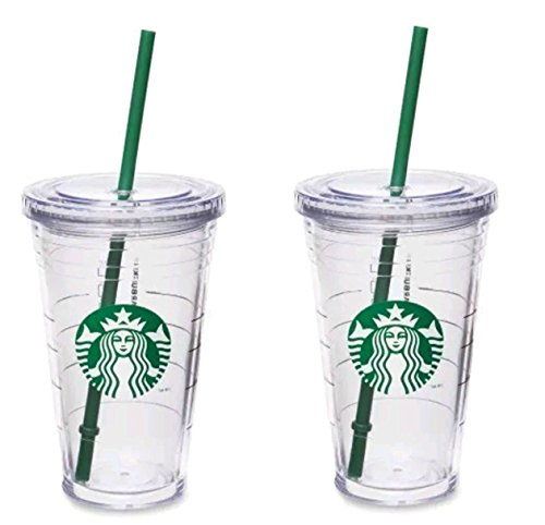 Starbucks Grande Thermobecher, doppelwandig, Acryl, 473 ml, 2 Stück von STARBUCKS