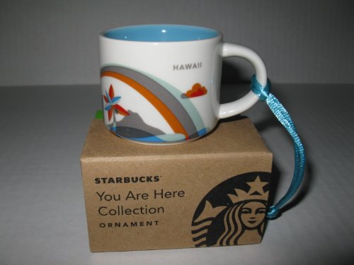 Starbucks Hawaii Sie sind hier Ornament 2 Oz Limited Edition von STARBUCKS