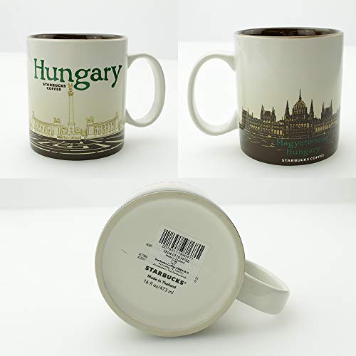 Starbucks Kaffeebecher Kaffee City Mug Tee Tasse Becher Icon Series Ungarn Hungary von STARBUCKS