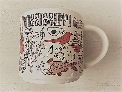 Starbucks Kaffeetasse aus Keramik, Missippi Been There Serie Across The Globe Collection von STARBUCKS