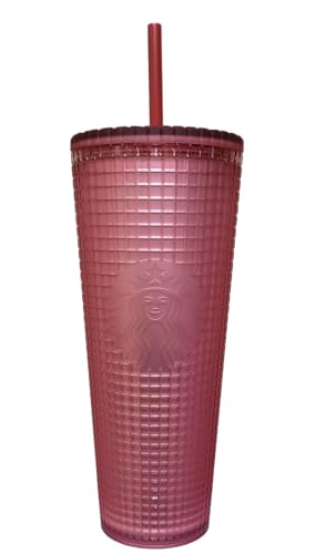 STARBUCKS Venti Becher für kalte Tasse, 680 ml, Dusty Rose Pink Berry Shimmer von STARBUCKS