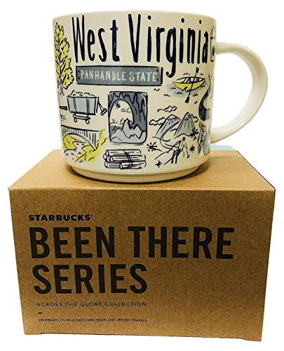 Starbucks West Virginia Been There-Serie Across The Globe-Kollektion, Keramik-Kaffeetasse, 400 ml von STARBUCKS