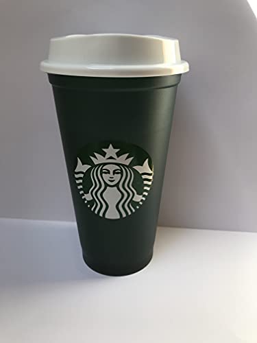 Starbucks Wiederverwendbarer Farbwechselbecher, Grande 473 ml, grün/rot, limitierte Auflage von STARBUCKS