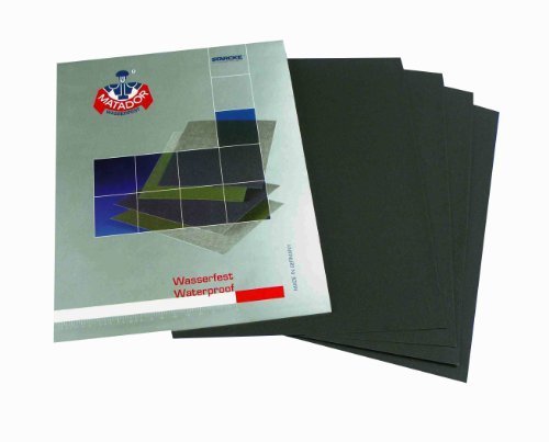 Starcke Matador Nass- und Trockenschleifpapier, Körnung 120, 5 Blatt, 230 x 280 mm von STARCKE ERSTA Abrasives