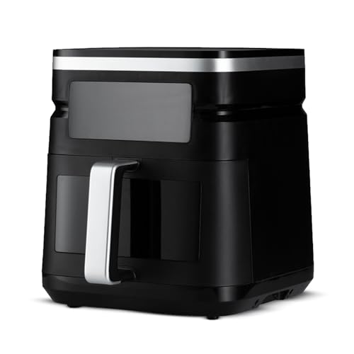STARCREST Heißluftfritteuse 7L Fassungsvermögen, 2000W geräumige Heissluftfritteuse XXL 80-200°C, Airfryer groß mit 12 Voreinstellungen, Warmhaltefunktion, Schwarz STARCREST Heißluftfritteuse 7L Fassungsvermögen, 2000W geräumige Heissluftfritteuse XXL 80-200°C, Airfryer groß mit 12 Voreinstellungen, Warmhaltefunktion, Schwarz von STARCREST