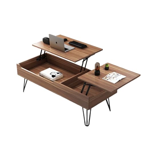 Couchtisch Ausziehbar Holz - Beistelltisch mit Stauraum Versteckter Griff Innenbox-Design mit GroßEr SpeicherkapazitäT Geeignet füR Wohnzimmer Fruit Oak 47.2 * 19.7 * 16.1in Couchtisch Ausziehbar Holz - Beistelltisch mit Stauraum Versteckter Griff Innenbox-Design mit GroßEr SpeicherkapazitäT Geeignet füR Wohnzimmer Fruit Oak 47.2 * 19.7 * 16.1in von STARHMLUX