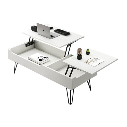 Couchtisch Ausziehbar Holz - Beistelltisch mit Stauraum Versteckter Griff Innenbox-Design mit GroßEr SpeicherkapazitäT Geeignet füR Wohnzimmer White 47.2 * 19.7 * 16.1in Couchtisch Ausziehbar Holz - Beistelltisch mit Stauraum Versteckter Griff Innenbox-Design mit GroßEr SpeicherkapazitäT Geeignet füR Wohnzimmer White 47.2 * 19.7 * 16.1in von STARHMLUX