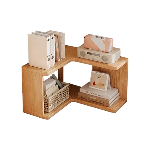 Eckregal Stehend aus Massivholz | Bücherregal Holz| Bücherregal Eckschrank mit Brettern | Platzsparendes Eckregal Wohnzimmer & Schlafzimmer original Wood Color 23.6 * 23.6 * 13.4in Eckregal Stehend aus Massivholz | Bücherregal Holz| Bücherregal Eckschrank mit Brettern | Platzsparendes Eckregal Wohnzimmer & Schlafzimmer original Wood Color 23.6 * 23.6 * 13.4in von STARHMLUX