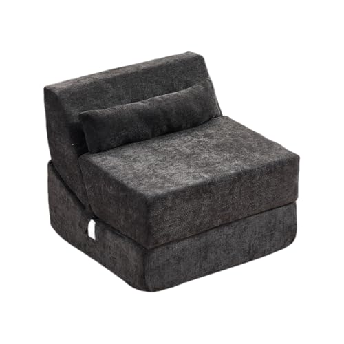 Einzel klappcouch - Small Schlaf Sofa Modulares Design Gewebter Stoff platzsparend Keine Montage für Kleine Wohnungen Black 29.5 * 29.9 * 25.9 in von STARHMLUX