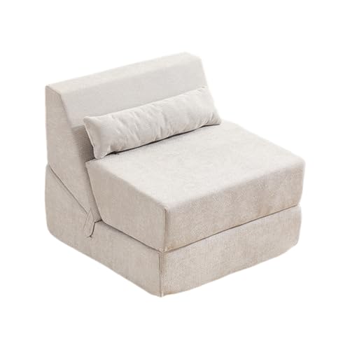 Einzel klappcouch - Small Schlaf Sofa Modulares Design Gewebter Stoff platzsparend Keine Montage für Kleine Wohnungen Off-White 29.5 * 29.9 * 25.9 in von STARHMLUX