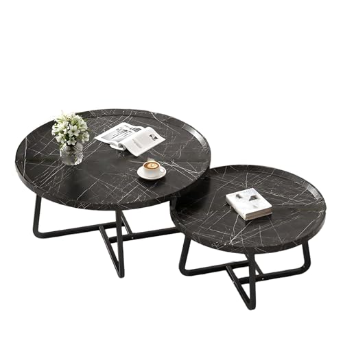 STARHMLUX Couchtisch Ausziehbar Holz - Kleiner Runde Couchtische Verdicktes Vierkantrohr mit Breiter Tischplatte, Geeignet füR Kleine RäUme Black Grain 27.6 * 27.6 * 18.1in + 19.7 * 19.7 * 15.4in STARHMLUX Couchtisch Ausziehbar Holz - Kleiner Runde Couchtische Verdicktes Vierkantrohr mit Breiter Tischplatte, Geeignet füR Kleine RäUme Black Grain 27.6 * 27.6 * 18.1in + 19.7 * 19.7 * 15.4in von STARHMLUX