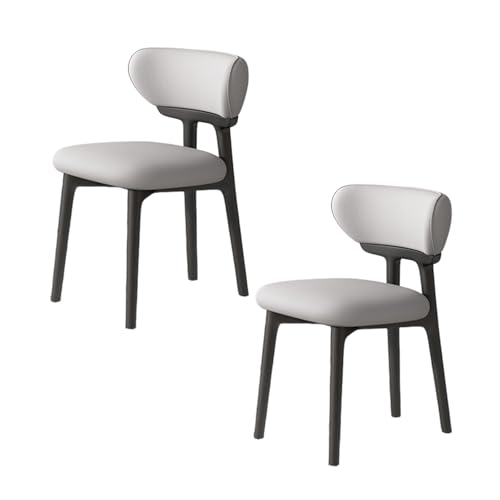 STARHMLUX EsszimmerstüHle Holz 2/4/6er Set - Moderne Stühle Esszimmer mit Bequeme Rückenlehne Pflegeleicht für den Essbereich Black +Light Gray 2pc STARHMLUX EsszimmerstüHle Holz 2/4/6er Set - Moderne Stühle Esszimmer mit Bequeme Rückenlehne Pflegeleicht für den Essbereich Black +Light Gray 2pc von STARHMLUX