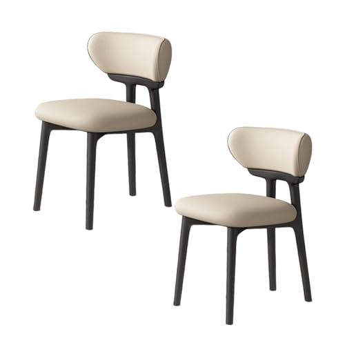 STARHMLUX EsszimmerstüHle Holz 2/4/6er Set - Moderne Stühle Esszimmer mit Bequeme Rückenlehne Pflegeleicht für den Essbereich Black +Light Khaki 2pc STARHMLUX EsszimmerstüHle Holz 2/4/6er Set - Moderne Stühle Esszimmer mit Bequeme Rückenlehne Pflegeleicht für den Essbereich Black +Light Khaki 2pc von STARHMLUX