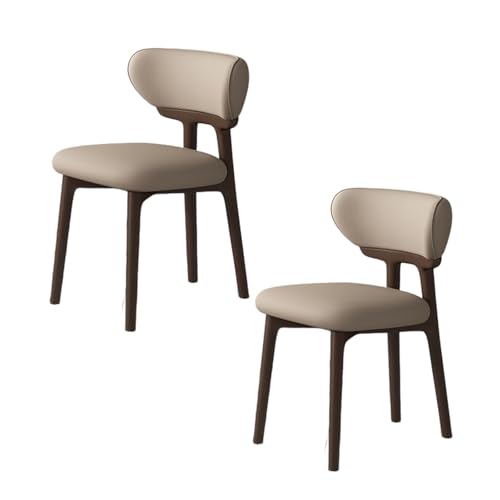 STARHMLUX EsszimmerstüHle Holz 2/4/6er Set - Moderne Stühle Esszimmer mit Bequeme Rückenlehne Pflegeleicht für den Essbereich Dark Walnut +Dark Khaki 2pc STARHMLUX EsszimmerstüHle Holz 2/4/6er Set - Moderne Stühle Esszimmer mit Bequeme Rückenlehne Pflegeleicht für den Essbereich Dark Walnut +Dark Khaki 2pc von STARHMLUX