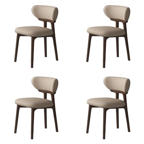 STARHMLUX EsszimmerstüHle Holz 2/4/6er Set - Moderne Stühle Esszimmer mit Bequeme Rückenlehne Pflegeleicht für den Essbereich Dark Walnut +Dark Khaki 4pc STARHMLUX EsszimmerstüHle Holz 2/4/6er Set - Moderne Stühle Esszimmer mit Bequeme Rückenlehne Pflegeleicht für den Essbereich Dark Walnut +Dark Khaki 4pc von STARHMLUX