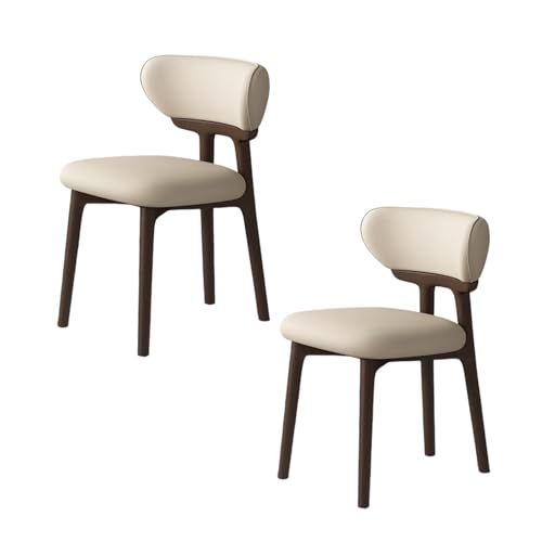 STARHMLUX EsszimmerstüHle Holz 2/4/6er Set - Moderne Stühle Esszimmer mit Bequeme Rückenlehne Pflegeleicht für den Essbereich Dark Walnut +Light Khaki 2pc STARHMLUX EsszimmerstüHle Holz 2/4/6er Set - Moderne Stühle Esszimmer mit Bequeme Rückenlehne Pflegeleicht für den Essbereich Dark Walnut +Light Khaki 2pc von STARHMLUX