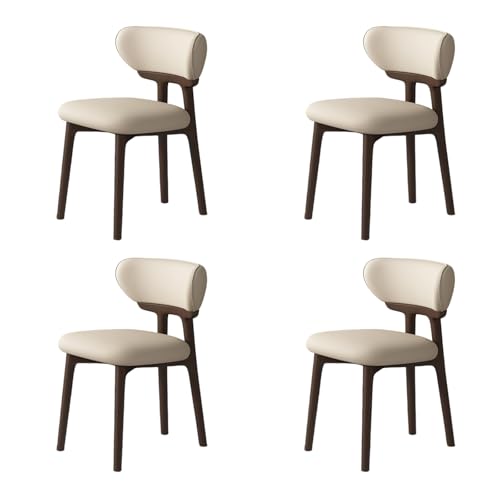 STARHMLUX EsszimmerstüHle Holz 2/4/6er Set - Moderne Stühle Esszimmer mit Bequeme Rückenlehne Pflegeleicht für den Essbereich Dark Walnut +Light Khaki 4pc STARHMLUX EsszimmerstüHle Holz 2/4/6er Set - Moderne Stühle Esszimmer mit Bequeme Rückenlehne Pflegeleicht für den Essbereich Dark Walnut +Light Khaki 4pc von STARHMLUX