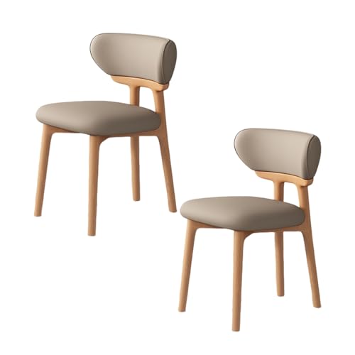 STARHMLUX EsszimmerstüHle Holz 2/4/6er Set - Moderne Stühle Esszimmer mit Bequeme Rückenlehne Pflegeleicht für den Essbereich Light Walnut +Dark Khaki 2pc STARHMLUX EsszimmerstüHle Holz 2/4/6er Set - Moderne Stühle Esszimmer mit Bequeme Rückenlehne Pflegeleicht für den Essbereich Light Walnut +Dark Khaki 2pc von STARHMLUX