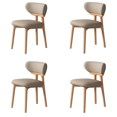 STARHMLUX EsszimmerstüHle Holz 2/4/6er Set - Moderne Stühle Esszimmer mit Bequeme Rückenlehne Pflegeleicht für den Essbereich Light Walnut +Dark Khaki 4pc STARHMLUX EsszimmerstüHle Holz 2/4/6er Set - Moderne Stühle Esszimmer mit Bequeme Rückenlehne Pflegeleicht für den Essbereich Light Walnut +Dark Khaki 4pc von STARHMLUX