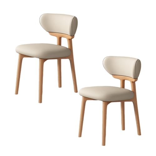 STARHMLUX EsszimmerstüHle Holz 2/4/6er Set - Moderne Stühle Esszimmer mit Bequeme Rückenlehne Pflegeleicht für den Essbereich Light Walnut +Light Khaki 2pc STARHMLUX EsszimmerstüHle Holz 2/4/6er Set - Moderne Stühle Esszimmer mit Bequeme Rückenlehne Pflegeleicht für den Essbereich Light Walnut +Light Khaki 2pc von STARHMLUX