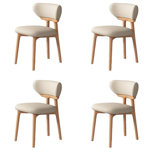 STARHMLUX EsszimmerstüHle Holz 2/4/6er Set - Moderne Stühle Esszimmer mit Bequeme Rückenlehne Pflegeleicht für den Essbereich Light Walnut +Light Khaki 4pc STARHMLUX EsszimmerstüHle Holz 2/4/6er Set - Moderne Stühle Esszimmer mit Bequeme Rückenlehne Pflegeleicht für den Essbereich Light Walnut +Light Khaki 4pc von STARHMLUX