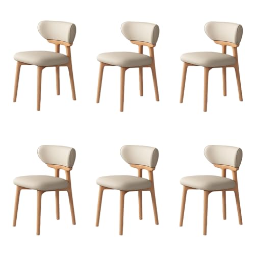 STARHMLUX EsszimmerstüHle Holz 2/4/6er Set - Moderne Stühle Esszimmer mit Bequeme Rückenlehne Pflegeleicht für den Essbereich Light Walnut +Light Khaki 6pc STARHMLUX EsszimmerstüHle Holz 2/4/6er Set - Moderne Stühle Esszimmer mit Bequeme Rückenlehne Pflegeleicht für den Essbereich Light Walnut +Light Khaki 6pc von STARHMLUX