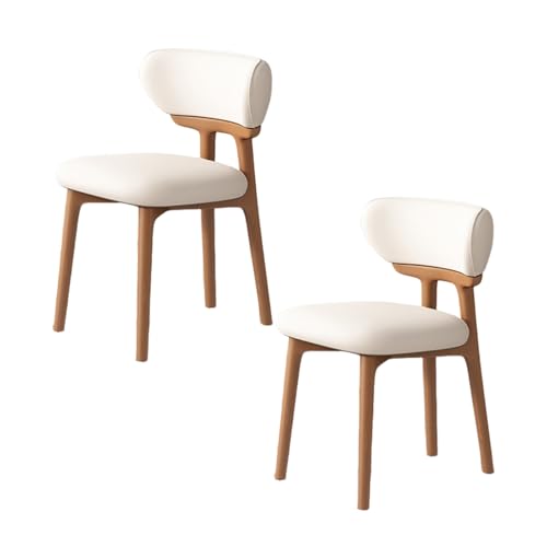 STARHMLUX EsszimmerstüHle Holz 2/4/6er Set - Moderne Stühle Esszimmer mit Bequeme Rückenlehne Pflegeleicht für den Essbereich Light Walnut +White 2pc STARHMLUX EsszimmerstüHle Holz 2/4/6er Set - Moderne Stühle Esszimmer mit Bequeme Rückenlehne Pflegeleicht für den Essbereich Light Walnut +White 2pc von STARHMLUX