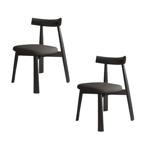 STARHMLUX EsszimmerstüHle Holz 2/4/6er Set - Moderne Stühle Esszimmer mit Bequeme Rückenlehne für den Essbereich Black +Black 2pc STARHMLUX EsszimmerstüHle Holz 2/4/6er Set - Moderne Stühle Esszimmer mit Bequeme Rückenlehne für den Essbereich Black +Black 2pc von STARHMLUX