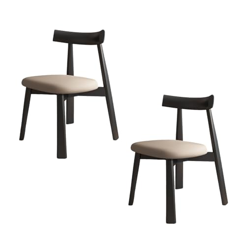STARHMLUX EsszimmerstüHle Holz 2/4/6er Set - Moderne Stühle Esszimmer mit Bequeme Rückenlehne für den Essbereich Black +Dark Khaki 2pc STARHMLUX EsszimmerstüHle Holz 2/4/6er Set - Moderne Stühle Esszimmer mit Bequeme Rückenlehne für den Essbereich Black +Dark Khaki 2pc von STARHMLUX