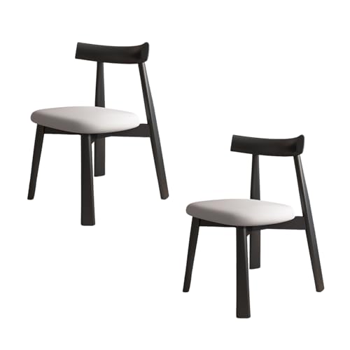 STARHMLUX EsszimmerstüHle Holz 2/4/6er Set - Moderne Stühle Esszimmer mit Bequeme Rückenlehne für den Essbereich Black +Light Gray 2pc STARHMLUX EsszimmerstüHle Holz 2/4/6er Set - Moderne Stühle Esszimmer mit Bequeme Rückenlehne für den Essbereich Black +Light Gray 2pc von STARHMLUX