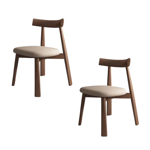 STARHMLUX EsszimmerstüHle Holz 2/4/6er Set - Moderne Stühle Esszimmer mit Bequeme Rückenlehne für den Essbereich Dark Walnut +Dark Khaki 2pc STARHMLUX EsszimmerstüHle Holz 2/4/6er Set - Moderne Stühle Esszimmer mit Bequeme Rückenlehne für den Essbereich Dark Walnut +Dark Khaki 2pc von STARHMLUX