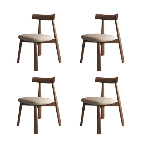 STARHMLUX EsszimmerstüHle Holz 2/4/6er Set - Moderne Stühle Esszimmer mit Bequeme Rückenlehne für den Essbereich Dark Walnut +Dark Khaki 4pc STARHMLUX EsszimmerstüHle Holz 2/4/6er Set - Moderne Stühle Esszimmer mit Bequeme Rückenlehne für den Essbereich Dark Walnut +Dark Khaki 4pc von STARHMLUX