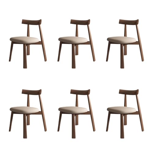 STARHMLUX EsszimmerstüHle Holz 2/4/6er Set - Moderne Stühle Esszimmer mit Bequeme Rückenlehne für den Essbereich Dark Walnut +Dark Khaki 6pc STARHMLUX EsszimmerstüHle Holz 2/4/6er Set - Moderne Stühle Esszimmer mit Bequeme Rückenlehne für den Essbereich Dark Walnut +Dark Khaki 6pc von STARHMLUX