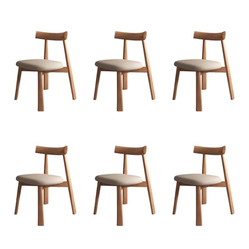 STARHMLUX EsszimmerstüHle Holz 2/4/6er Set - Moderne Stühle Esszimmer mit Bequeme Rückenlehne für den Essbereich Light Walnut +Dark Khaki 6pc STARHMLUX EsszimmerstüHle Holz 2/4/6er Set - Moderne Stühle Esszimmer mit Bequeme Rückenlehne für den Essbereich Light Walnut +Dark Khaki 6pc von STARHMLUX