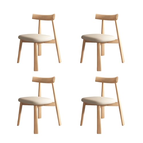 STARHMLUX EsszimmerstüHle Holz 2/4/6er Set - Moderne Stühle Esszimmer mit Bequeme Rückenlehne für den Essbereich Original Wood +Light Khaki 4pc STARHMLUX EsszimmerstüHle Holz 2/4/6er Set - Moderne Stühle Esszimmer mit Bequeme Rückenlehne für den Essbereich Original Wood +Light Khaki 4pc von STARHMLUX
