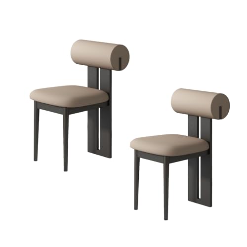 STARHMLUX EsszimmerstüHle Holz 2/4/6er Set - Moderne Stühle Esszimmer mit Gepolstert Holzstühle Bequeme Rückenlehne für den Essbereich Black + Dark Khaki 2pc STARHMLUX EsszimmerstüHle Holz 2/4/6er Set - Moderne Stühle Esszimmer mit Gepolstert Holzstühle Bequeme Rückenlehne für den Essbereich Black + Dark Khaki 2pc von STARHMLUX
