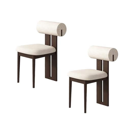 STARHMLUX EsszimmerstüHle Holz 2/4/6er Set - Moderne Stühle Esszimmer mit Gepolstert Holzstühle Bequeme Rückenlehne für den Essbereich Dark Walnut + beige 2pc STARHMLUX EsszimmerstüHle Holz 2/4/6er Set - Moderne Stühle Esszimmer mit Gepolstert Holzstühle Bequeme Rückenlehne für den Essbereich Dark Walnut + beige 2pc von STARHMLUX