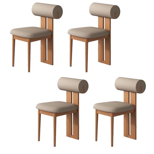 STARHMLUX EsszimmerstüHle Holz 2/4/6er Set - Moderne Stühle Esszimmer mit Gepolstert Holzstühle Bequeme Rückenlehne für den Essbereich Light Walnut + Dark Khaki 4pc STARHMLUX EsszimmerstüHle Holz 2/4/6er Set - Moderne Stühle Esszimmer mit Gepolstert Holzstühle Bequeme Rückenlehne für den Essbereich Light Walnut + Dark Khaki 4pc von STARHMLUX