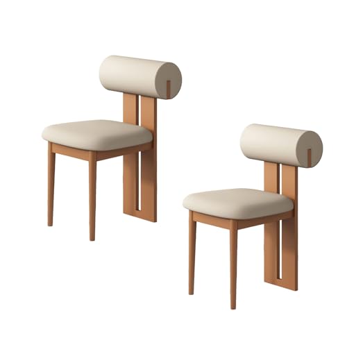 STARHMLUX EsszimmerstüHle Holz 2/4/6er Set - Moderne Stühle Esszimmer mit Gepolstert Holzstühle Bequeme Rückenlehne für den Essbereich Light Walnut + Light Khaki 2pc STARHMLUX EsszimmerstüHle Holz 2/4/6er Set - Moderne Stühle Esszimmer mit Gepolstert Holzstühle Bequeme Rückenlehne für den Essbereich Light Walnut + Light Khaki 2pc von STARHMLUX