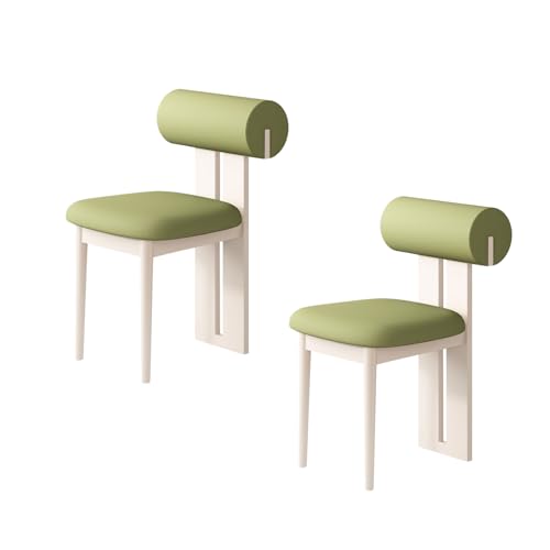 STARHMLUX EsszimmerstüHle Holz 2/4/6er Set - Moderne Stühle Esszimmer mit Gepolstert Holzstühle Bequeme Rückenlehne für den Essbereich White + Green 2pc STARHMLUX EsszimmerstüHle Holz 2/4/6er Set - Moderne Stühle Esszimmer mit Gepolstert Holzstühle Bequeme Rückenlehne für den Essbereich White + Green 2pc von STARHMLUX